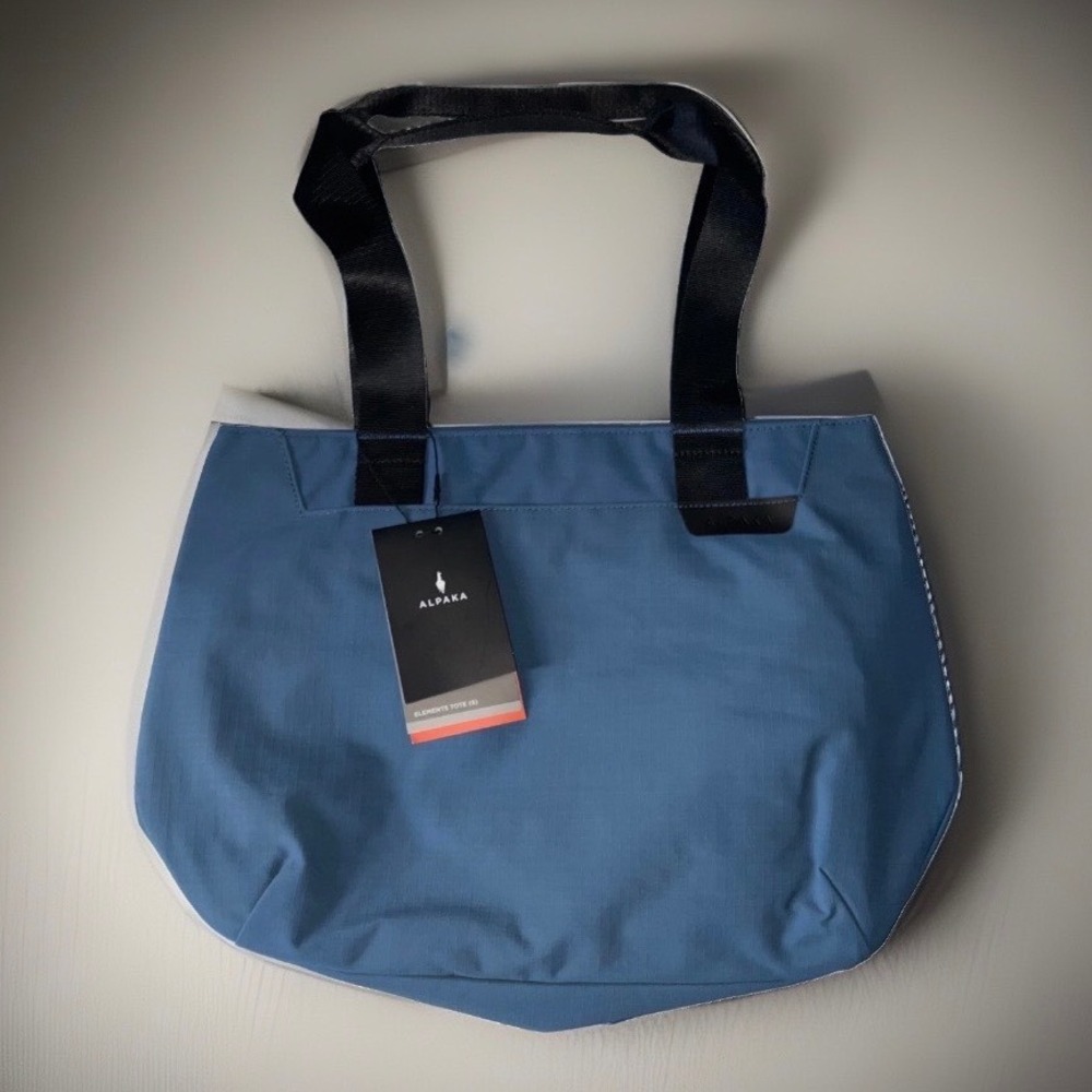 Alpaka Elements Tote S Blue Tech Fabric 9L Shoulder Bag 11" Notebook Sleeve NWT